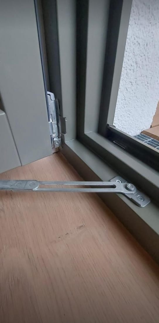 Timber window frame and glazing bead After